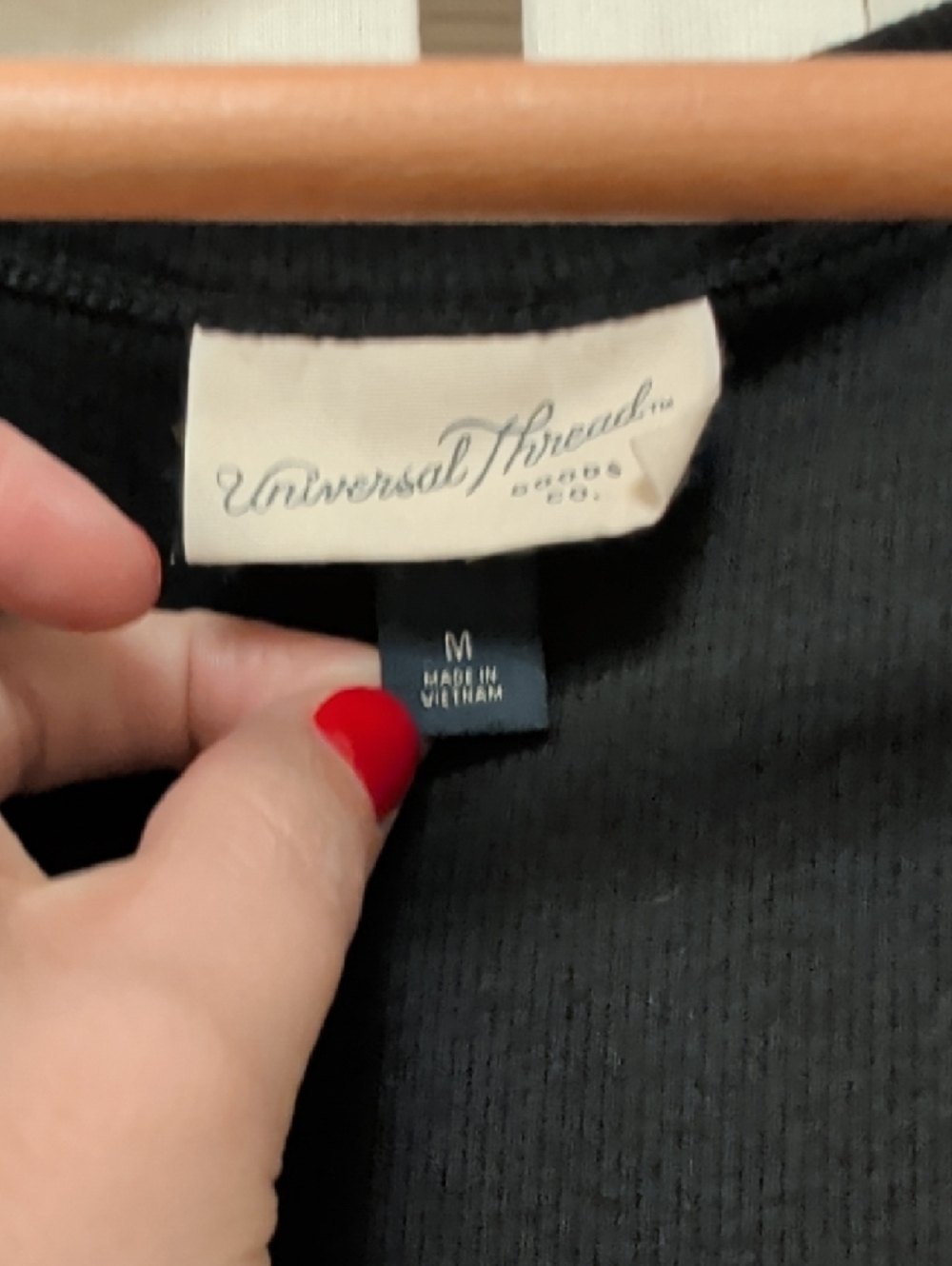 Universal Thread Black Ribbed Racer Back  Dress - Picture 2 of 3